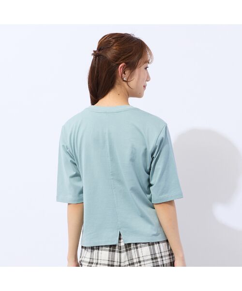 Liliane Burty ECLAT（Sサイズ） / リリアンビューティ エクラ カットソー | 【洗える・接触冷感】スパンコール刺繍Ｔシャツ | 詳細7