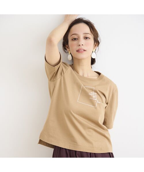 Liliane Burty ECLAT（Sサイズ） / リリアンビューティ エクラ カットソー | 【洗える】箔プリントロゴTシャツ | 詳細3