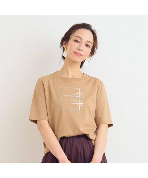Liliane Burty ECLAT（Sサイズ） / リリアンビューティ エクラ カットソー | 【洗える】箔プリントロゴTシャツ | 詳細5