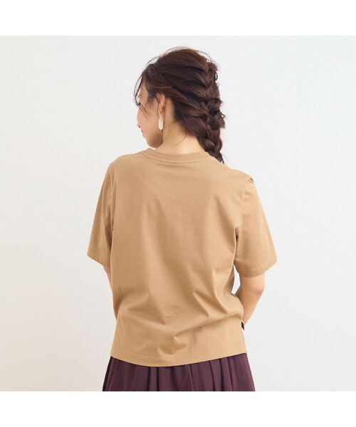 Liliane Burty ECLAT（Sサイズ） / リリアンビューティ エクラ カットソー | 【洗える】箔プリントロゴTシャツ | 詳細7