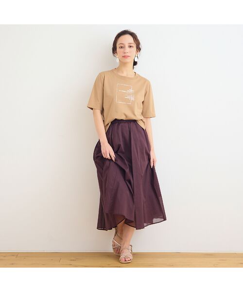 Liliane Burty ECLAT（Sサイズ） / リリアンビューティ エクラ カットソー | 【洗える】箔プリントロゴTシャツ | 詳細9