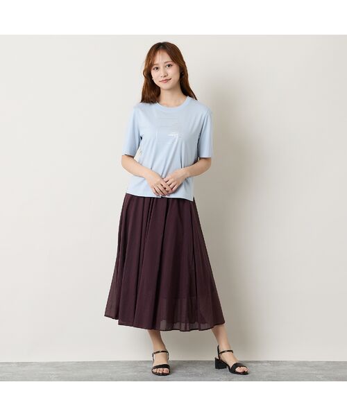 Liliane Burty ECLAT（Sサイズ） / リリアンビューティ エクラ カットソー | 【洗える】箔プリントロゴTシャツ | 詳細11