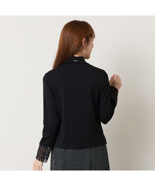Liliane Burty ECLAT（Sサイズ） / リリアンビューティ エクラ カットソー | 【洗える】袖レースTシャツ | 詳細5