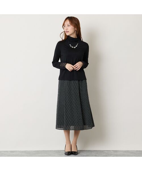 Liliane Burty ECLAT（Sサイズ） / リリアンビューティ エクラ カットソー | 【洗える】袖レースTシャツ | 詳細6
