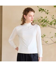 Liliane Burty ECLAT（Sサイズ） / リリアンビューティ エクラ カットソー | 【洗える】吸湿発熱ハイネックTシャツ