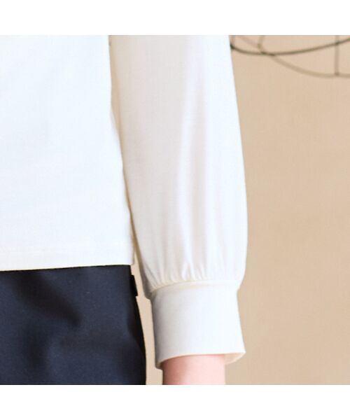 Liliane Burty ECLAT（Sサイズ） / リリアンビューティ エクラ カットソー | 【洗える】吸湿発熱ハイネックTシャツ | 詳細6
