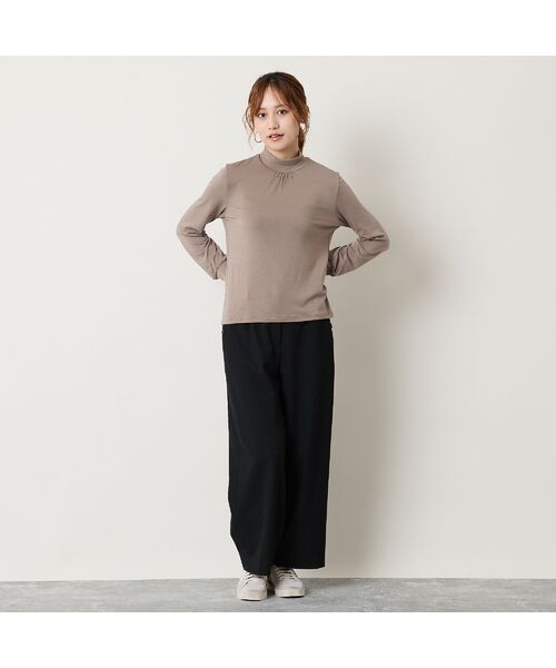 Liliane Burty ECLAT（Sサイズ） / リリアンビューティ エクラ カットソー | 【洗える】吸湿発熱ハイネックTシャツ | 詳細8