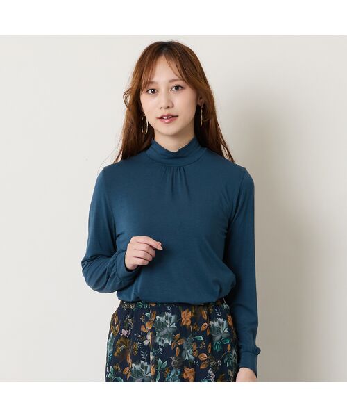 Liliane Burty ECLAT（Sサイズ） / リリアンビューティ エクラ カットソー | 【洗える】吸湿発熱ハイネックTシャツ | 詳細9