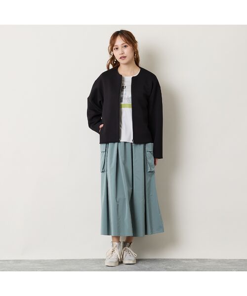 Liliane Burty ECLAT（Sサイズ） / リリアンビューティ エクラ カットソー | 【洗える】スムースプリント長袖Tシャツ | 詳細6