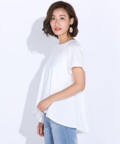 LIPSTAR / リップスター カットソー | 【Willful by lipstar】バック切り替えドッキングカットソー