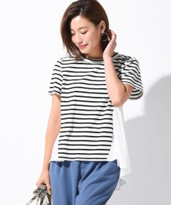 LIPSTAR / リップスター カットソー | 【Willful by lipstar】バック切り替えドッキングカットソー