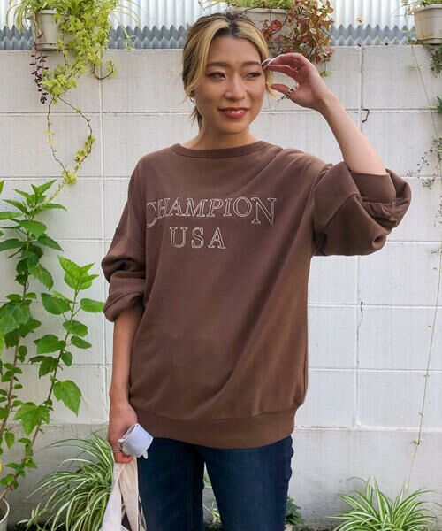 セール Champion チャンピオン ロゴトレーナー カットソー Lipstar リップスター ファッション通販 タカシマヤファッションスクエア