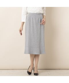 ペプラムデザインスカート【セットアップ対応】