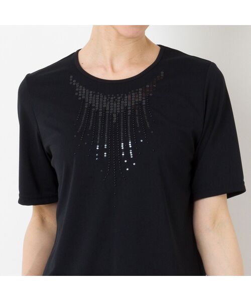 LOBJIE / ロブジェ カットソー | スパンコール刺繍Tシャツ | 詳細9