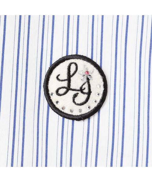 LOBJIE / ロブジェ シャツ・ブラウス | 【洗える】ストレッチブロード２WAYシャツ（ストライプ） | 詳細10