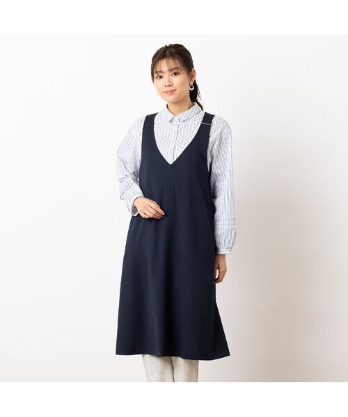 LOBJIE / ロブジェ シャツ・ブラウス | 【洗える】ストレッチブロード２WAYシャツ（ストライプ） | 詳細12