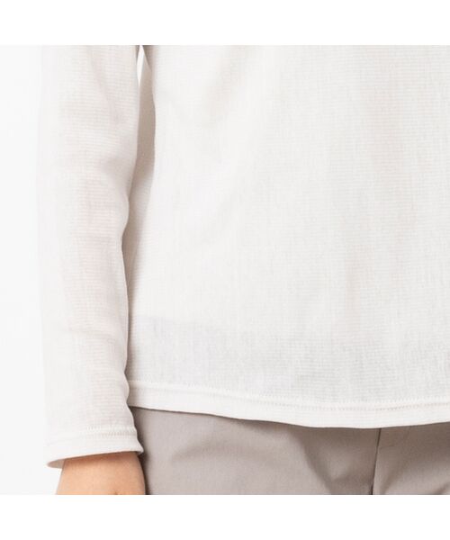 LOBJIE / ロブジェ カットソー | 【洗える・日本製】綿チュール ハイネックカットソー | 詳細4