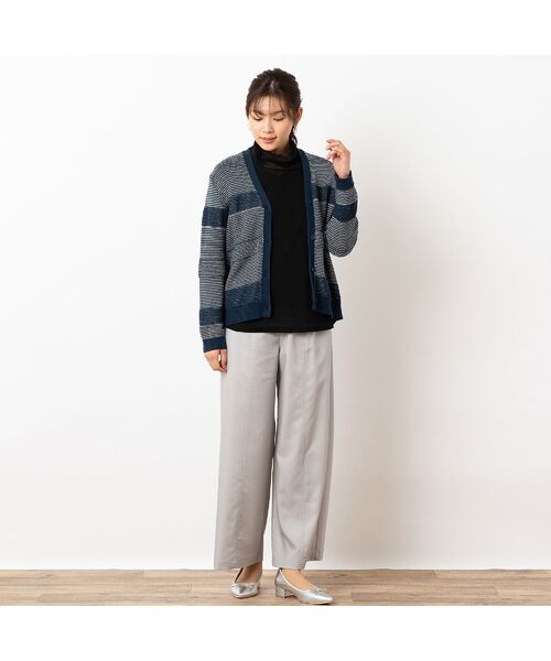 LOBJIE / ロブジェ カットソー | 【洗える・日本製】綿チュール ハイネックカットソー | 詳細10