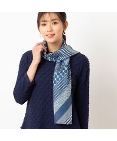 LOBJIE / ロブジェ マフラー・ショール・スヌード・ストール | ドット柄シルクストール