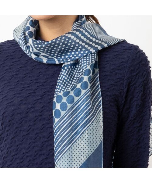 LOBJIE / ロブジェ マフラー・ショール・スヌード・ストール | ドット柄シルクストール | 詳細2