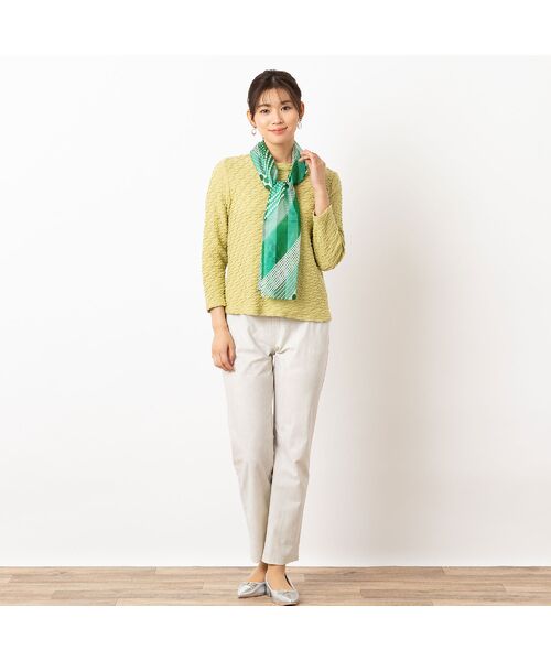 LOBJIE / ロブジェ マフラー・ショール・スヌード・ストール | ドット柄シルクストール | 詳細5