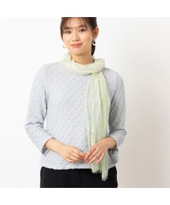 ロブジェ　LOBJIE カシミヤ　レディース　コート　フォックス襟　高級品 4152-10.jpg