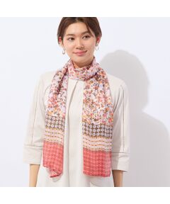 LOBJIE / ロブジェ マフラー・ショール・スヌード・ストール | パネル幾何柄 シルクストール