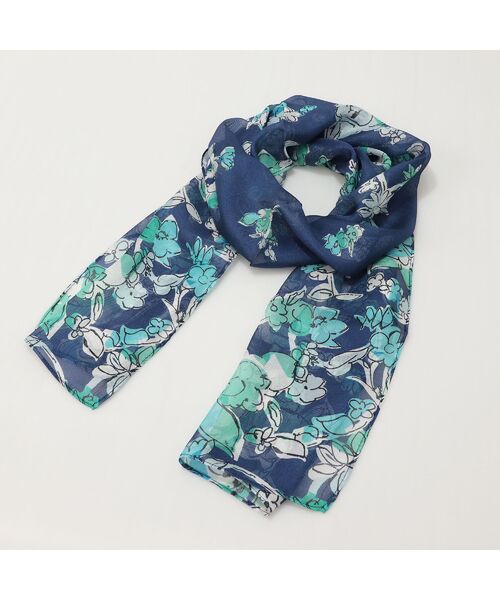 LOBJIE / ロブジェ マフラー・ショール・スヌード・ストール | エレガンスフラワーシルクストール | 詳細1