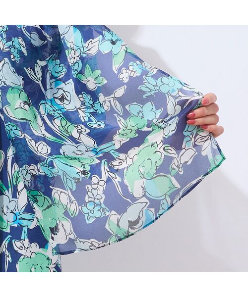 LOBJIE / ロブジェ マフラー・ショール・スヌード・ストール | エレガンスフラワーシルクストール | 詳細2