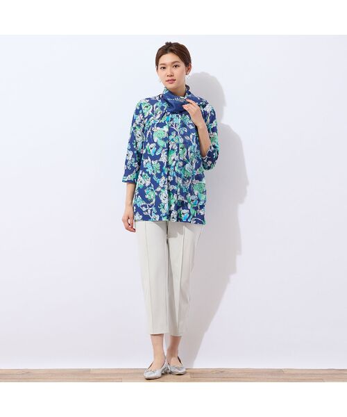 LOBJIE / ロブジェ マフラー・ショール・スヌード・ストール | エレガンスフラワーシルクストール | 詳細4