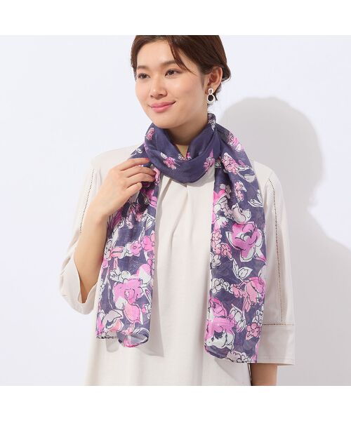 LOBJIE / ロブジェ マフラー・ショール・スヌード・ストール | エレガンスフラワーシルクストール | 詳細11