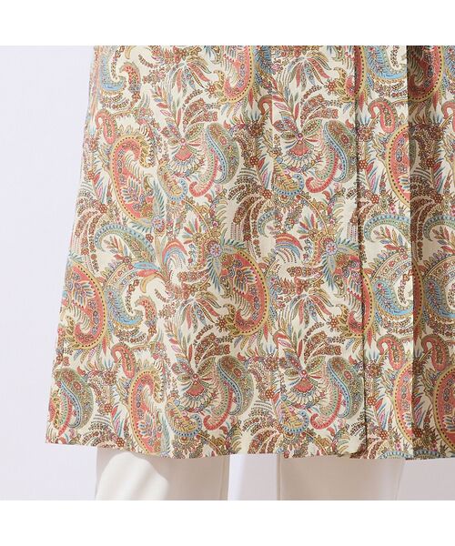 LOBJIE / ロブジェ ミニ丈・ひざ丈ワンピース | 【洗える・綿100%】ペイズリー柄チュニックワンピース | 詳細3