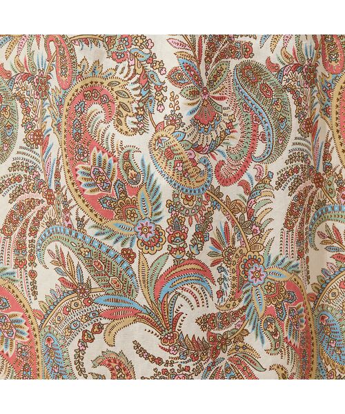 LOBJIE / ロブジェ ミニ丈・ひざ丈ワンピース | 【洗える・綿100%】ペイズリー柄チュニックワンピース | 詳細4