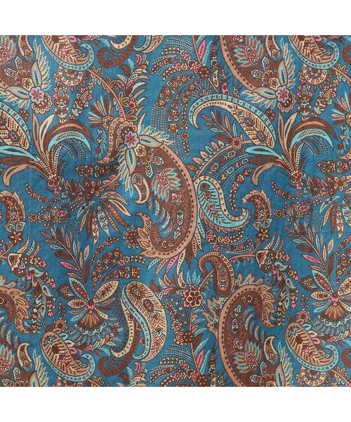 LOBJIE / ロブジェ ミニ丈・ひざ丈ワンピース | 【洗える・綿100%】ペイズリー柄チュニックワンピース | 詳細11