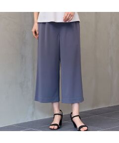 ■商品紹介■<br><b>【洗える】【セットアップ対応】</b><br><font color='#0063B1'>◆セットアップで楽しめる！体のラインをカバーするワイドパンツ◆</font><br><br>ドライタッチの強撚スムースを使用したパンツです。<br>落ち感が美しく軽やな穿き心地が魅力です。<br><br>足の形が出にくいワイドパンツはオンオフで活躍間違いなし。<br>ウエストゴムでイージーな着用感も嬉しいですね。<br><br>ラクに穿けてきちんと感もキープできるワイドパンツです。<br><br>・手洗い可<br><br>【モデル身長166cm】<br><br>シリーズでベストとプルオーバーも展開しております。<br>ベスト…製品品番12003541<br>プルオーバー…製品品番12123541<br><br><br>■コーディネート■<br>シリーズのベストやプルオーバーとのセットアップスタイルがおすすめ。<br>モデル着用のような柄Tシャツやシャツとのコーディネートもお楽しみ頂けます。<br><br><br>■商品特性■<br>素材の厚さ：やや薄い<br>素材の透け感：やや透ける<br>素材の光沢：光沢がない<br>素材の伸縮性：ある<br>ウエスト仕様：総ゴム仕様（ファスナー開きなし）<br>前ポケットあり<br><br><br>■コンセプト■<br>旬なデザイン、素材を使ったトレンドアイテムから上質で高級感溢れるエレガンスアイテムまでを揃えたタウンコーディネートブランド。<br><br>＊撮影環境により光の当たり具合で色味が違って見える場合があります。<br>＊商品画像はサンプルのため、色味やサイズ、プリント位置、仕様などに変更がある場合があります。<br>＊取扱い表示をご確認の上、着用をお願いします。<BR>