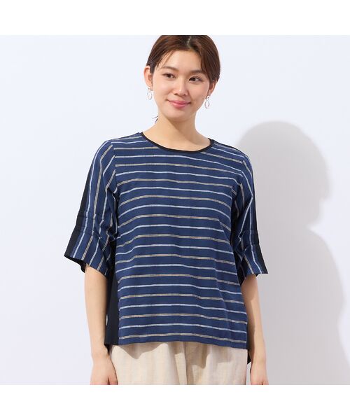LOBJIE / ロブジェ カットソー | 【洗える】パナマストライプカットソー | 詳細8