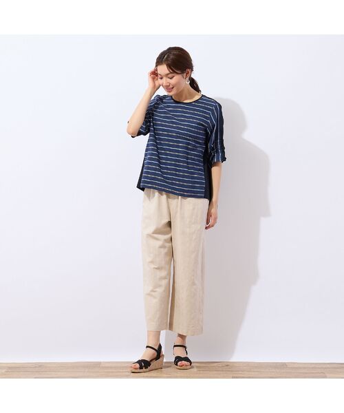 LOBJIE / ロブジェ カットソー | 【洗える】パナマストライプカットソー | 詳細10