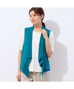 LOBJIE / ロブジェ ベスト | 【洗える・日本製】チュールベスト