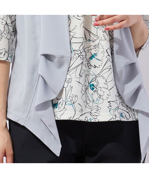 LOBJIE / ロブジェ ベスト | 【洗える・日本製】チュールベスト | 詳細2