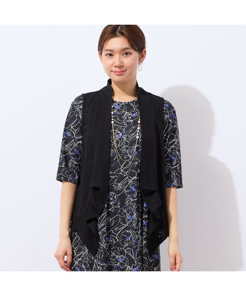 LOBJIE / ロブジェ ベスト | 【洗える・日本製】チュールベスト | 詳細5