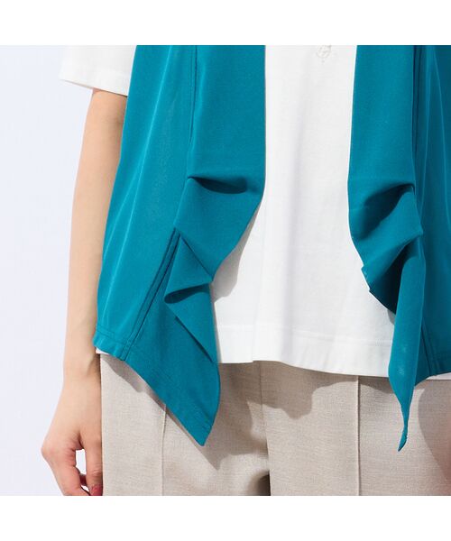 LOBJIE / ロブジェ ベスト | 【洗える・日本製】チュールベスト | 詳細13