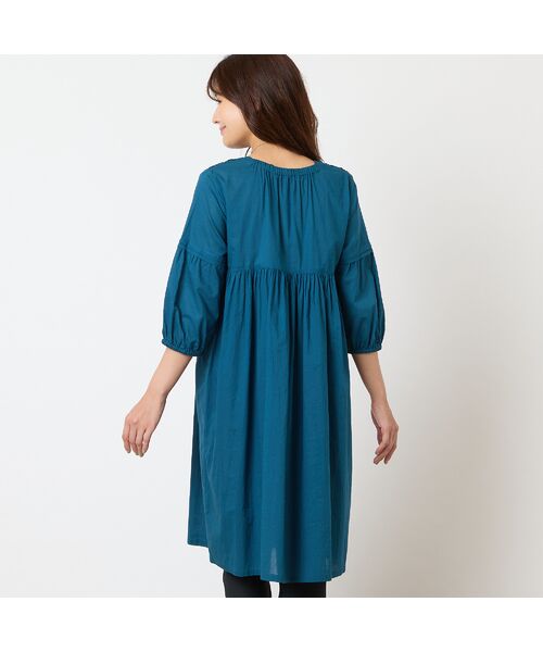 LOBJIE / ロブジェ シャツ・ブラウス | 【洗える・綿100%】スモッキング刺繍チュニック | 詳細7