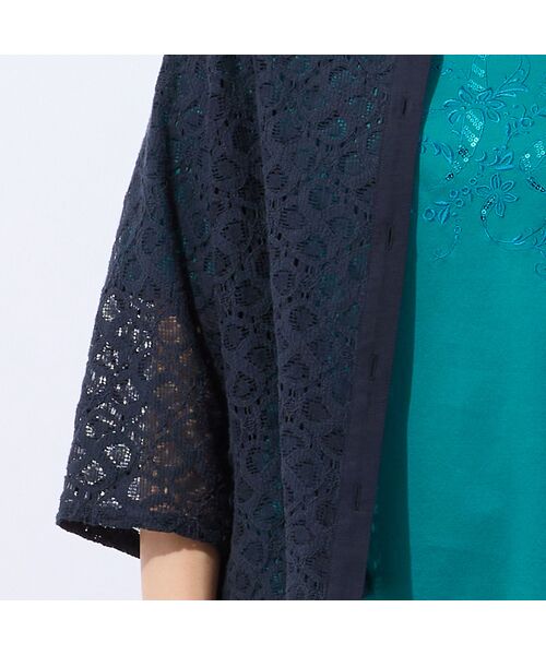 LOBJIE / ロブジェ シャツ・ブラウス | 【洗える】ラッセルレースシャツ | 詳細11