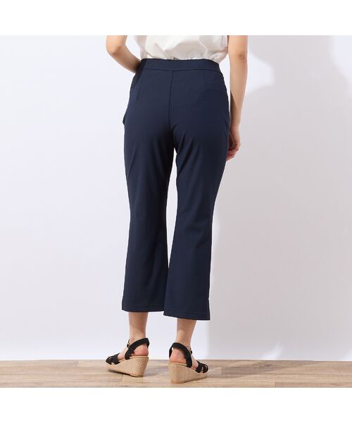 LOBJIE / ロブジェ ショート・ハーフ・半端丈パンツ | 【洗える・接触冷感・S~LLサイズ】クロップドブーツカットパンツ | 詳細1