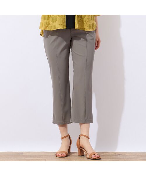 LOBJIE / ロブジェ ショート・ハーフ・半端丈パンツ | 【洗える・接触冷感・S~LLサイズ】クロップドブーツカットパンツ | 詳細8
