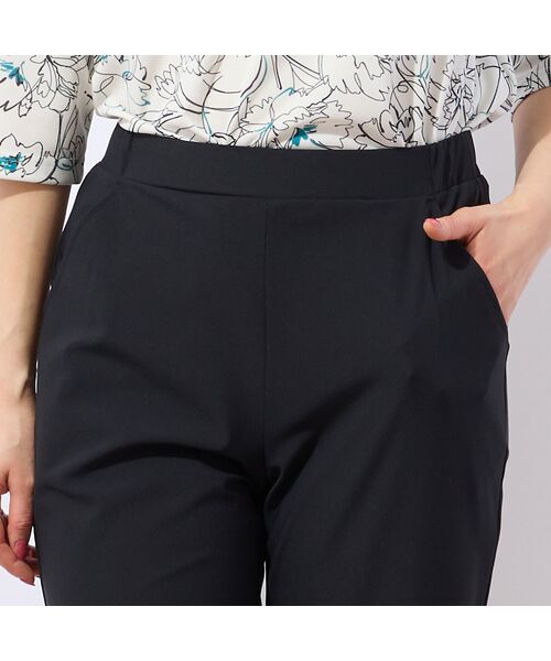 LOBJIE / ロブジェ ショート・ハーフ・半端丈パンツ | 【洗える・接触冷感・日本製・S~LLサイズ】裾レースクロップドパンツ | 詳細9