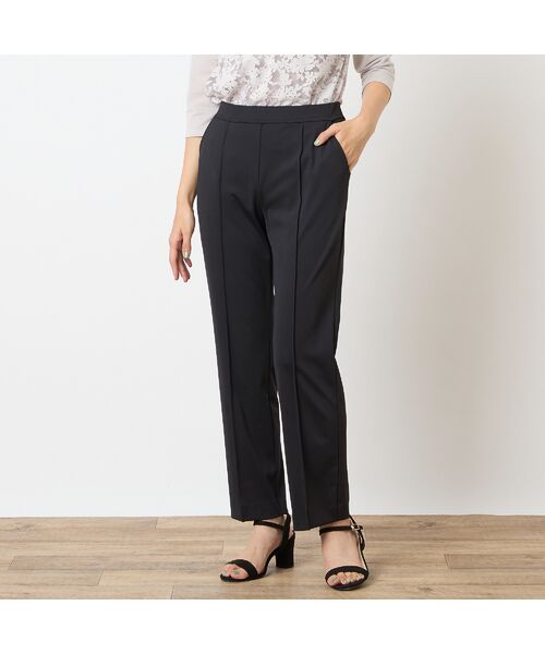 LOBJIE / ロブジェ その他パンツ | 【洗える・接触冷感・UVケア・S～LLサイズ】前ピンタックパンツ | 詳細1