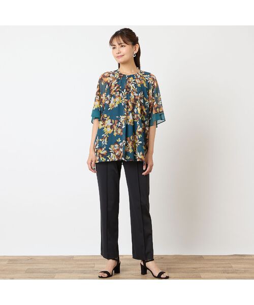 LOBJIE / ロブジェ その他パンツ | 【洗える・接触冷感・UVケア・S～LLサイズ】前ピンタックパンツ | 詳細9