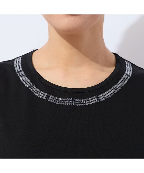 LOBJIE / ロブジェ タンクトップ | 【洗える・日本製・綿100%】襟ぐり刺繍コットンタンクトップ | 詳細7