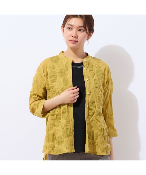 LOBJIE / ロブジェ タンクトップ | 【洗える・日本製・綿100%】襟ぐり刺繍コットンタンクトップ | 詳細11